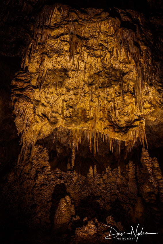 Image of a Skull formation found in Carlsbad Cavern