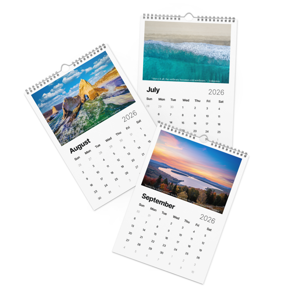 Aerial Photography Calendar 2026