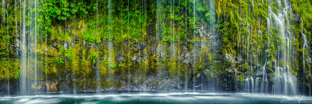 Mossbrae Falls with Blue Water as Limited Edition Fine Art Print