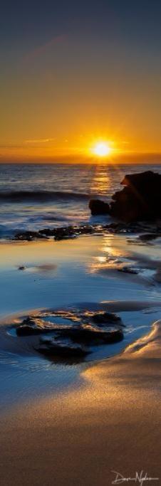 Sandy Beach Hawaii Sunrise Photograph as Limited Edition Fine Art Print