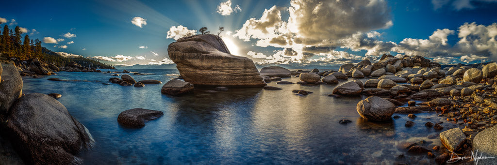 Banzai Rock with Sunburst Limited Edition Photograph as Fine Art Print