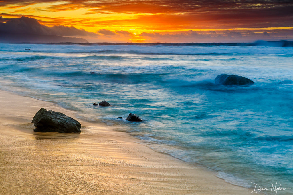 Banzai Beach Sunset Photograph as Limited Edition Fine Art Print