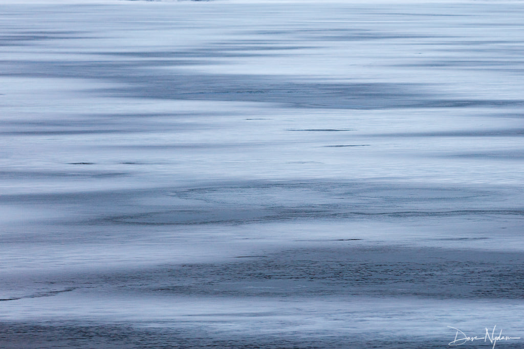 Freezing Sea Abstract Pattern Photograph as Limited Edition Fine Art Print