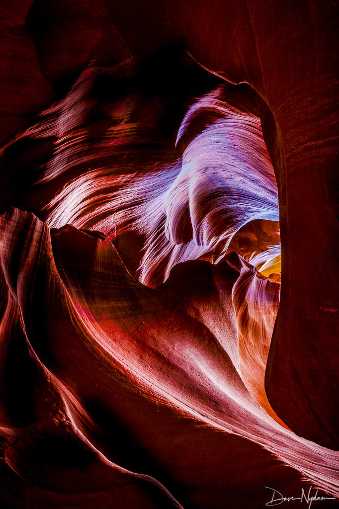 Heart Shape in Slot Canyons Photograph as Limited Edition Fine Art Print