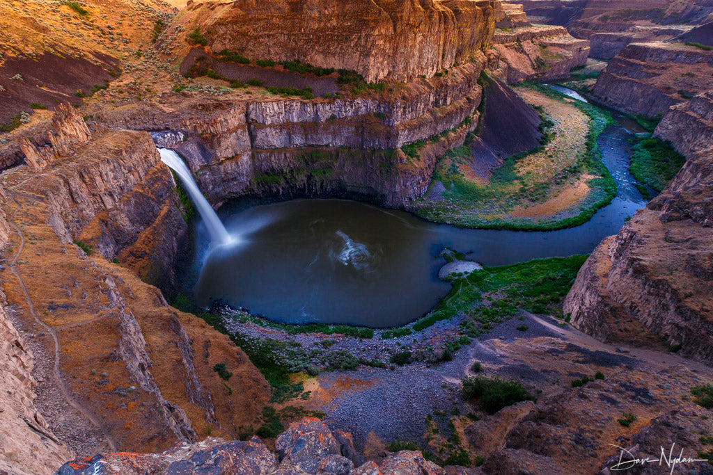 Palouse Falls and Gorge Photograph as Fine Art Print