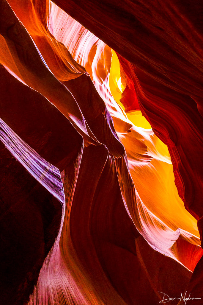 Looking up in a Slot Canyon Photograph as Limited Edition Fine Art Print