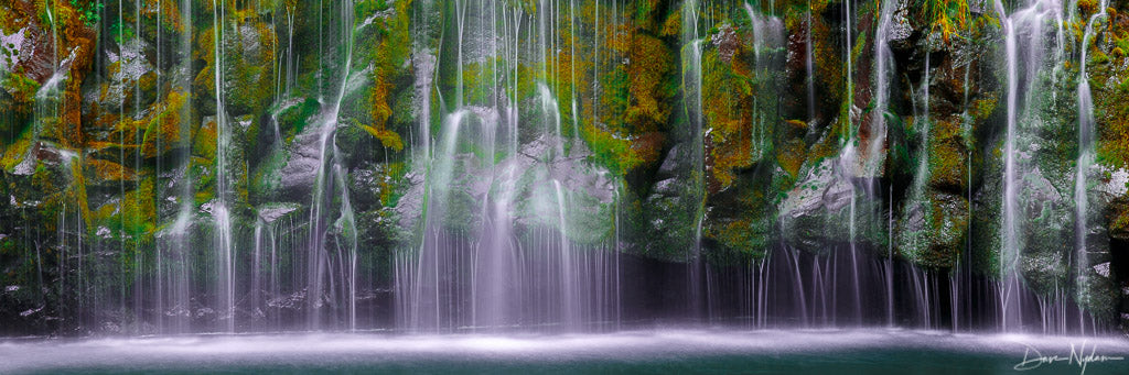 Waterfall with Rocks Resembling Turtle Shells Photograph as Limited Edition Fine Art Print